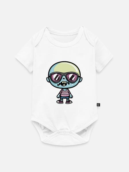 Zombie Halloween Cool - Baby Premium Kurzarmbody - Weiß