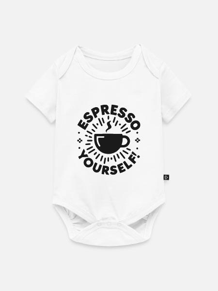 Espresso selber machen! - Baby Premium Kurzarmbody - Weiß