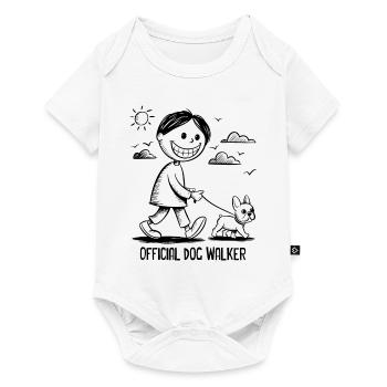 Bouledogue français Chien de compagnie Amoureux des animaux - Body à manches courtes Premium Bébé - blanc - Devant