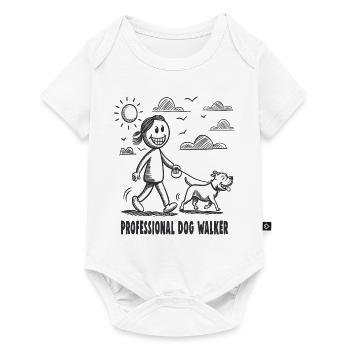 Pitbull Pet Dog Amoureux des animaux - Body à manches courtes Premium Bébé - blanc - Devant