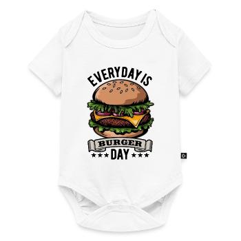 Everyday is Burger Day - Fast Food - Delicious - Baby Premium short-sleeve bodysuit - white - Front