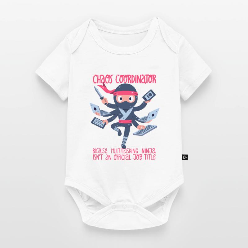 Chaos-Koordinator oder Multitasking-Ninja Baby Premium Kurzarmbody