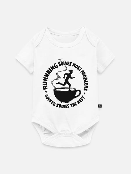 LÖSEN - Baby Premium Kurzarmbody - Weiß