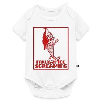 Screaming Italian Cream Mascot - Baby Premium short-sleeve bodysuit - white - Front