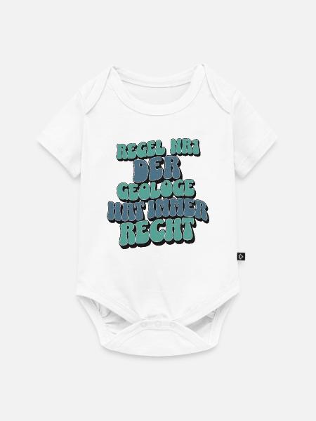 Geologe - Baby Premium Kurzarmbody - Weiß