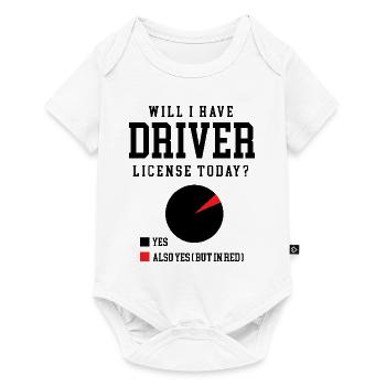 Will I Have Driver License Today Driving School - Baby Premium short-sleeve bodysuit - white - Front