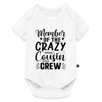 Membre de la réunion de famille de l’équipage Crazy Cousin - Body à manches courtes Premium Bébé - blanc - Devant