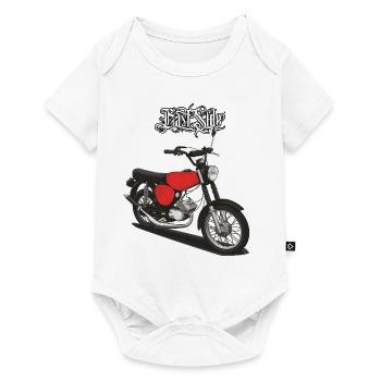 S51 (rouge) // Illustration - Body à manches courtes Premium Bébé - blanc - Devant
