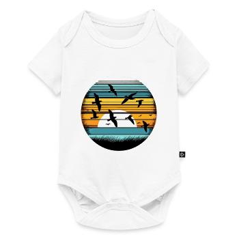 Vintage Birdwatching Bird Birder Birds Birdwatcher - Baby Premium short-sleeve bodysuit - white - Front