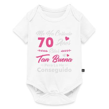 Ich habe 70 Jahre gebraucht 70 Geburtstag Frauen - Baby Premium Kurzarmbody - Weiß - Vorne