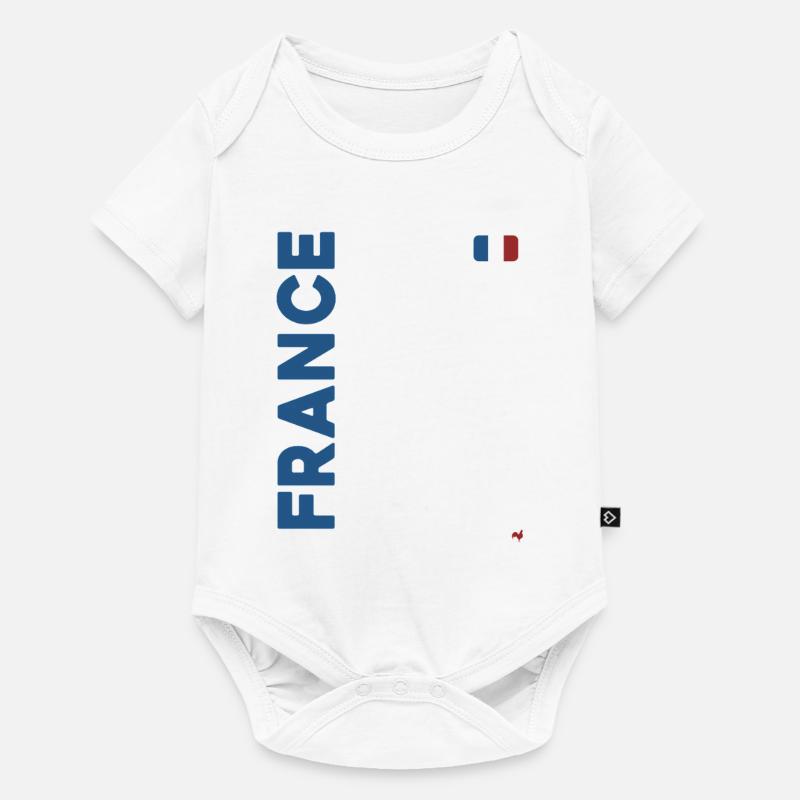 France - Body à manches courtes Premium Bébé - blanc