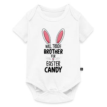 Will Trade Brother For Easter Candy - Baby Premium short-sleeve bodysuit - white - Front