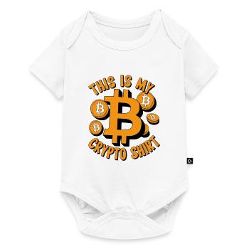 This Is My Crypto Shirt - Baby Premium Kurzarmbody - Weiß - Vorne