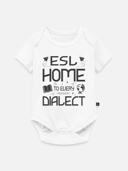 ESL-Lehrer ESL Unterricht - Baby Premium Kurzarmbody - Weiß