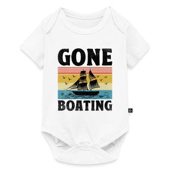 Gone Boating Paddle Boat - Baby Premium short-sleeve bodysuit - white - Front