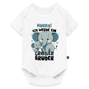 Announcing offspring | I'm going to be a big brother in 2026 - Baby Premium short-sleeve bodysuit - white - Front