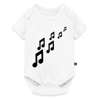 Note - Body à manches courtes Premium Bébé - blanc - Devant