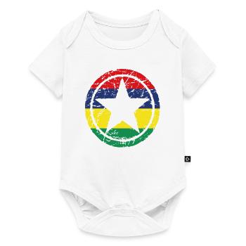 roots love star heart home Mauritius png - Baby Premium short-sleeve bodysuit - white - Front