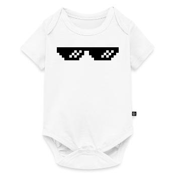 Glasses - Baby Premium Kurzarmbody - Weiß - Vorne