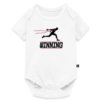 running runner winning 2c I - Body à manches courtes Premium Bébé - blanc - Devant