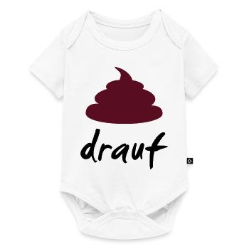 scheiss drauf - Baby Premium Kurzarmbody - Weiß - Vorne