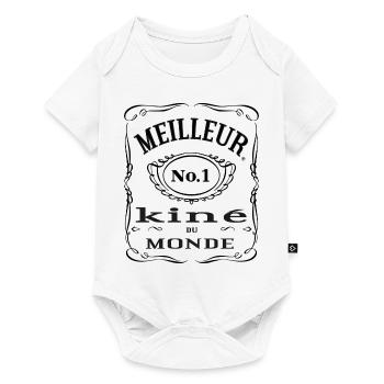 Meilleur kiné du monde - Baby Premium short-sleeve bodysuit - white - Front