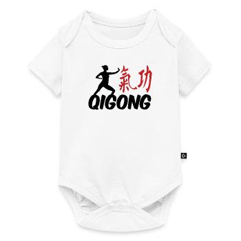 Qigong Yoga Qi Gong Meditation - Baby Premium short-sleeve bodysuit - white - Front