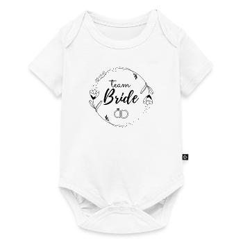 Équipe Bride, mariage, enterrement de vie de jeune fille - Body à manches courtes Premium Bébé - blanc - Devant