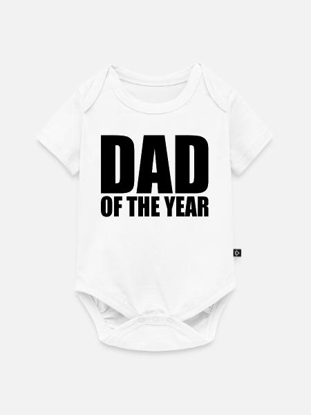Dad of the year - Baby Premium Kurzarmbody - Weiß