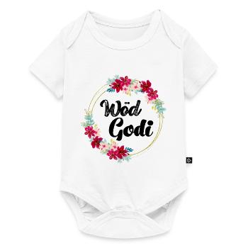 Wöd Godi Tolle Godi Taufpatin Österreich Sprüche - Baby Premium Kurzarmbody - Weiß - Vorne