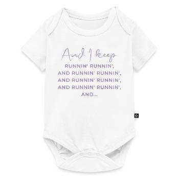 Human Design Generator "Running!" - Baby Premium Kurzarmbody - Weiß - Vorne
