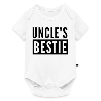 UNCLE'S BESTIE - Baby Premium short-sleeve bodysuit - white - Front