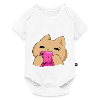 Meow - Baby Premium short-sleeve bodysuit - white - Front