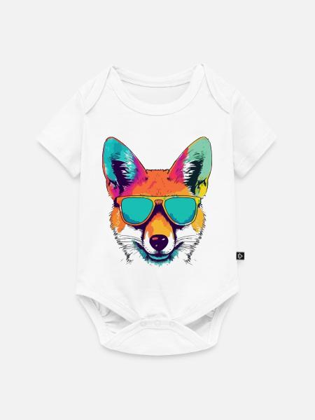 Hektor der Kojote - Baby Premium Kurzarmbody - Weiß