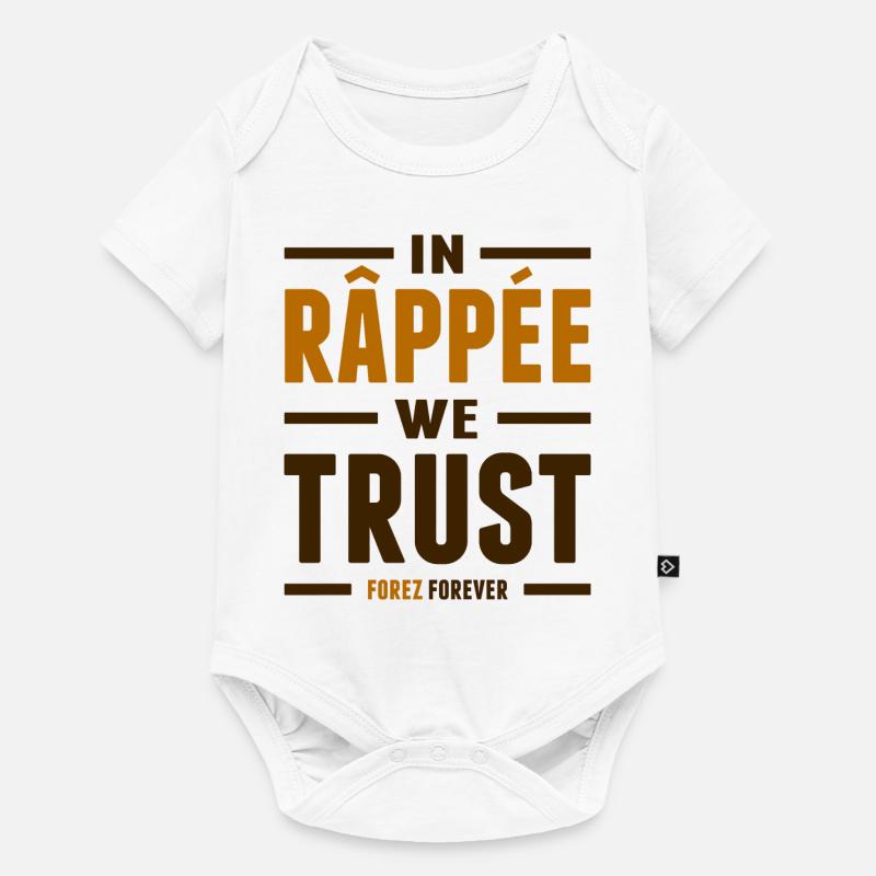 In râpée we trust - Body à manches courtes Premium Bébé - blanc