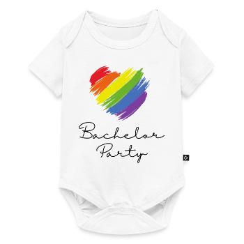 Enterrement de vie de garçon - Édition Fierté - Body à manches courtes Premium Bébé - blanc - Devant