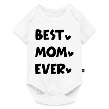 Mutter Spruch Geschenk Mama Muttertag - Baby Premium Kurzarmbody - Weiß - Vorne