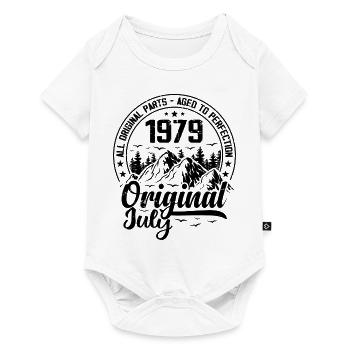 1979 July Original: 45 Years Anniversary Gift - Baby Premium short-sleeve bodysuit - white - Front