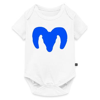 Bighorn Sheep Silhouette – Wild and Majestic - Baby Premium short-sleeve bodysuit - white - Front