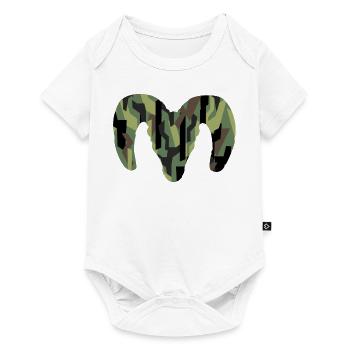 Bighorn Sheep Camouflage – Pure Wilderness - Baby Premium short-sleeve bodysuit - white - Front
