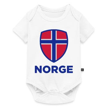 National Flag Of Norway - Baby Premium short-sleeve bodysuit - white - Front