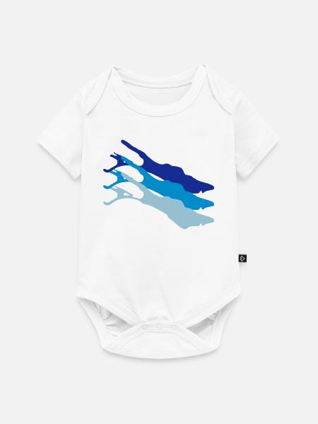 Triple Bodensee - Baby Premium Kurzarmbody - Weiß