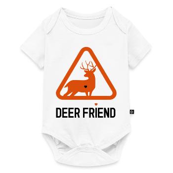 Deer friend - Baby Premium Kurzarmbody - Weiß - Vorne