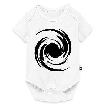 big_swirl - Baby Premium Kurzarmbody - Weiß - Vorne