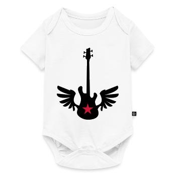 bass wings - Body à manches courtes Premium Bébé - blanc - Devant