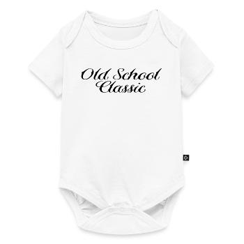 Old School classic Basic Design - Baby Premium short-sleeve bodysuit - white - Front
