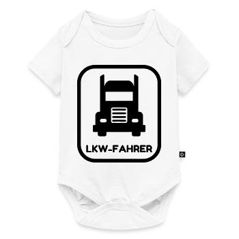 Trucker LKW Fahrer Routier Truck Camion Transport - Baby Premium short-sleeve bodysuit - white - Front
