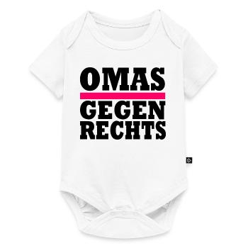Omas Gegen Rechts - Baby Premium Kurzarmbody - Weiß - Vorne