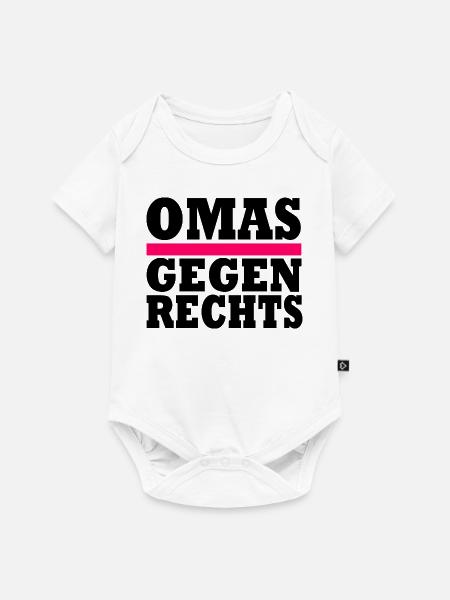 Omas Gegen Rechts - Baby Premium Kurzarmbody - Weiß
