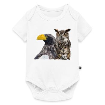 Oiseaux de proie - Body à manches courtes Premium Bébé - blanc - Devant